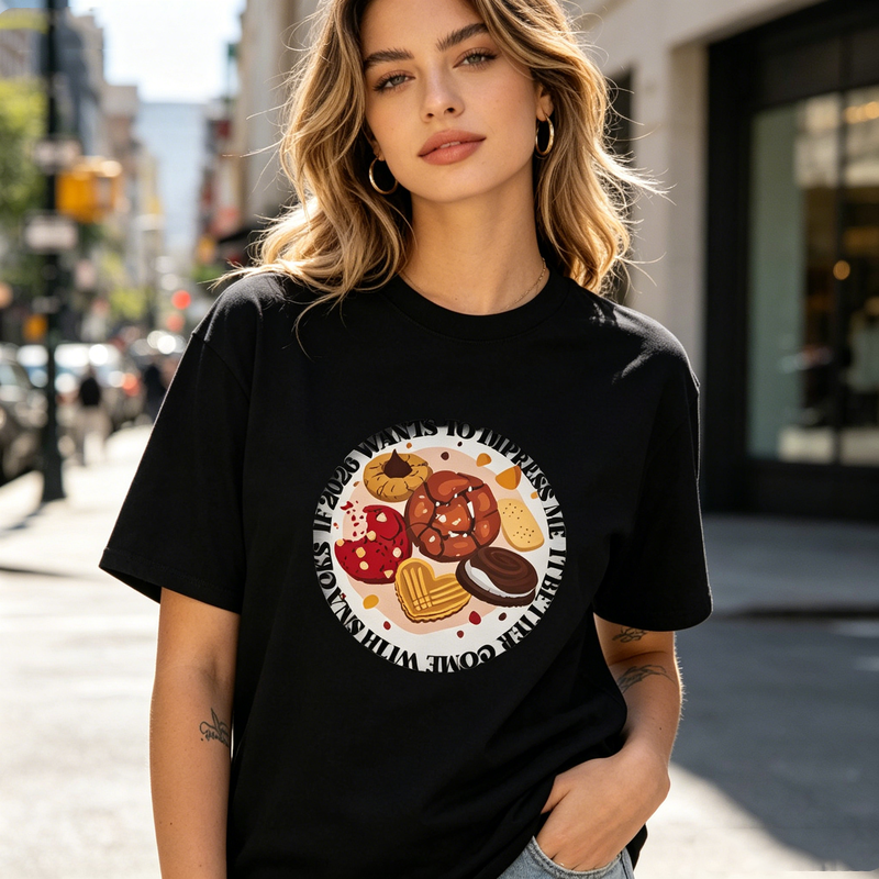Foody Snacks - 2026 Snacks Graphic T Shirt Cute