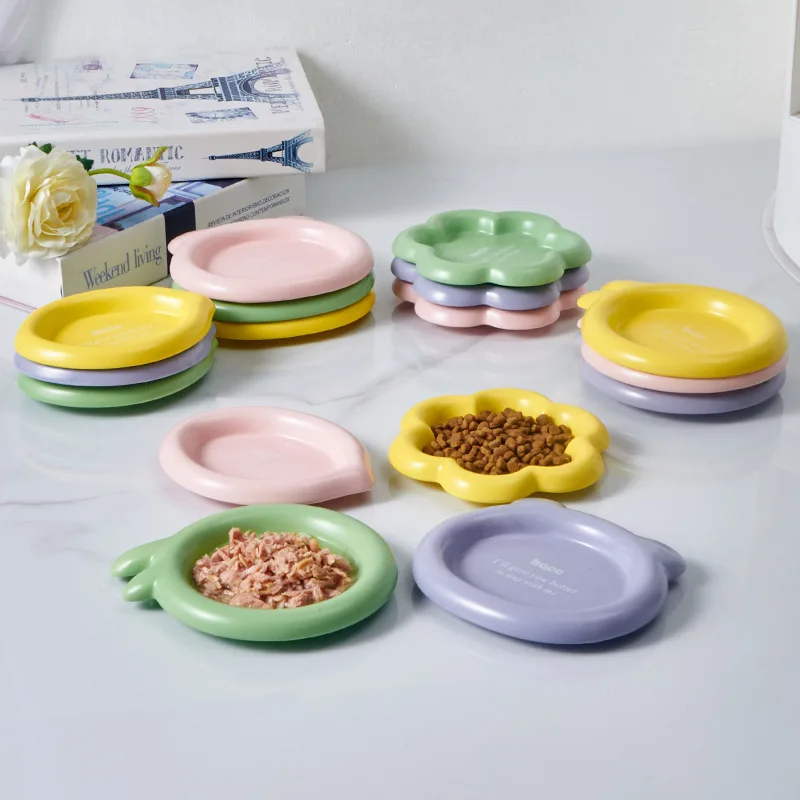 Food Snacks To Eat - Cat Ceramic Food Basin Pet Small