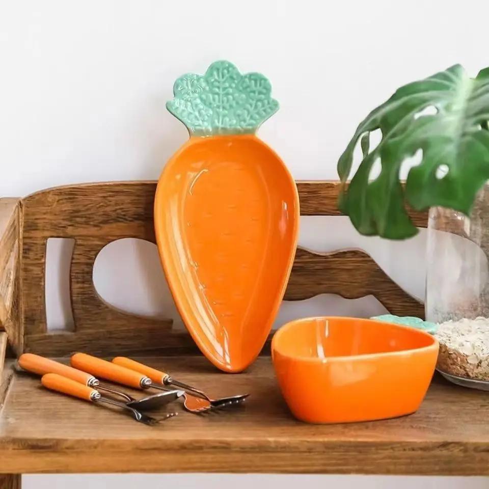Carrots Cute Ceramics Small Bo - Food Snacks To Eat บทวิจารณ์และราคา
