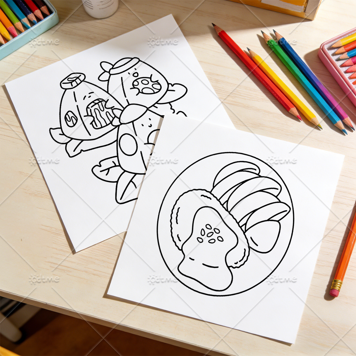 JAPANESE FOOD Bold-easy Patter - Food Snacks Coloring Book บทวิจารณ์และราคา
