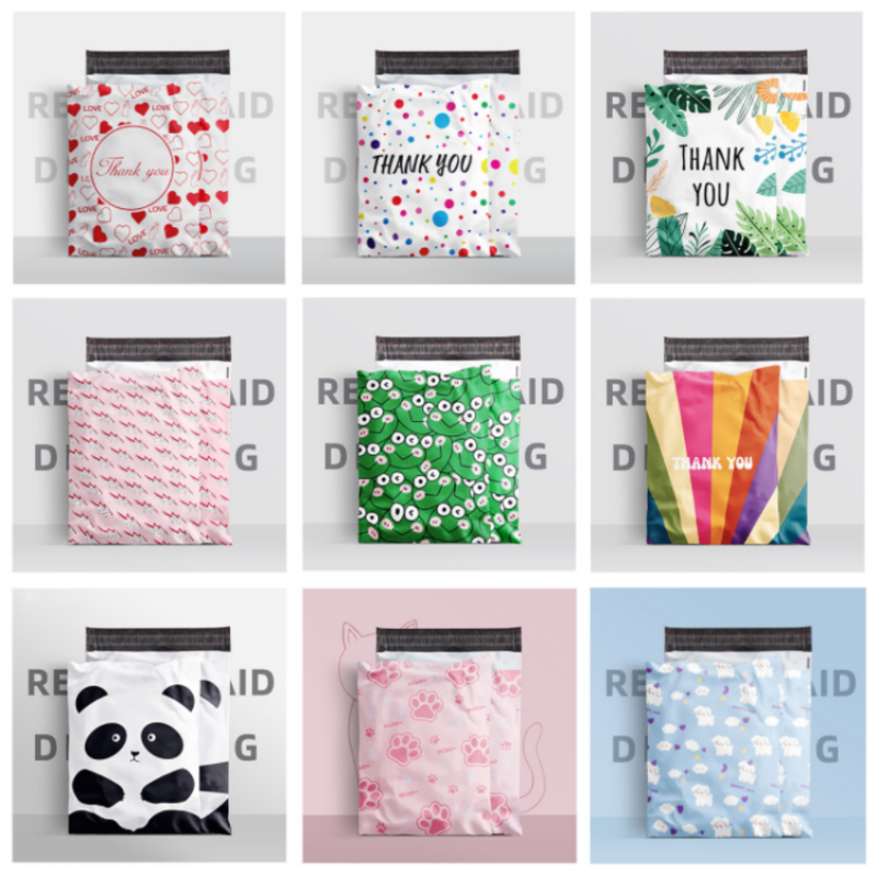 100PCS 10*13in Poly Mailer Adh - Food Snacks Coloring Book บทวิจารณ์และราคา