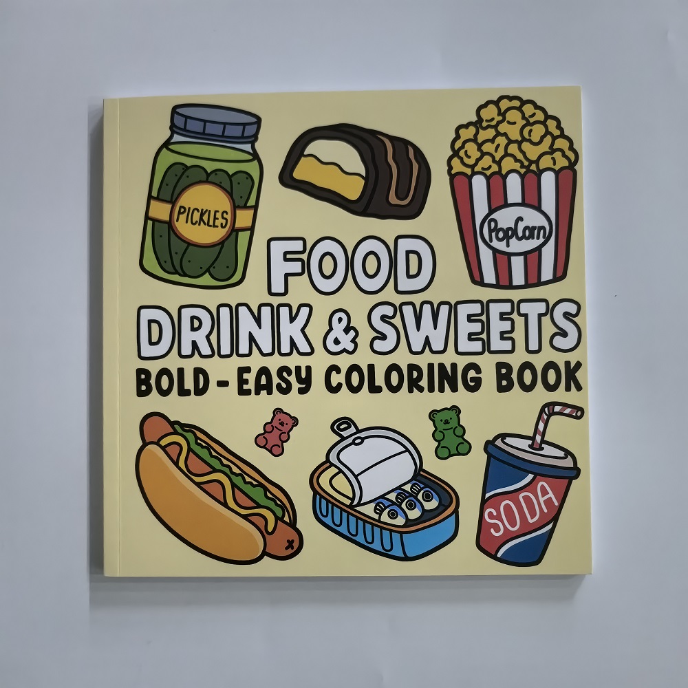 Food Drinks and Desserts Color - Food Snacks Coloring Book บทวิจารณ์และราคา