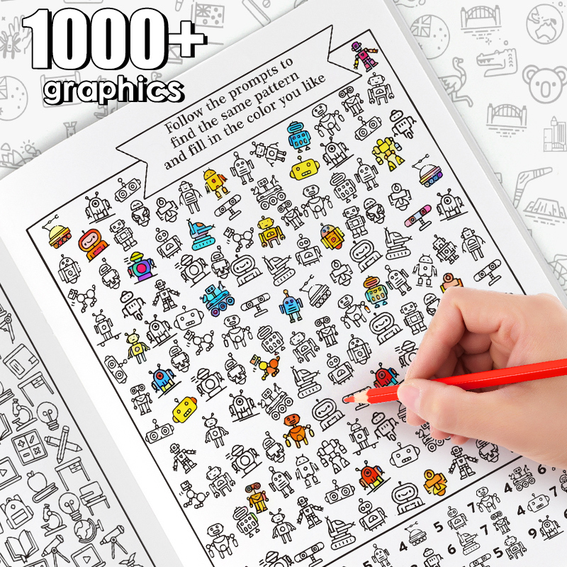 Interactive Book with Hidden P - Food Snacks Coloring Book บทวิจารณ์และราคา