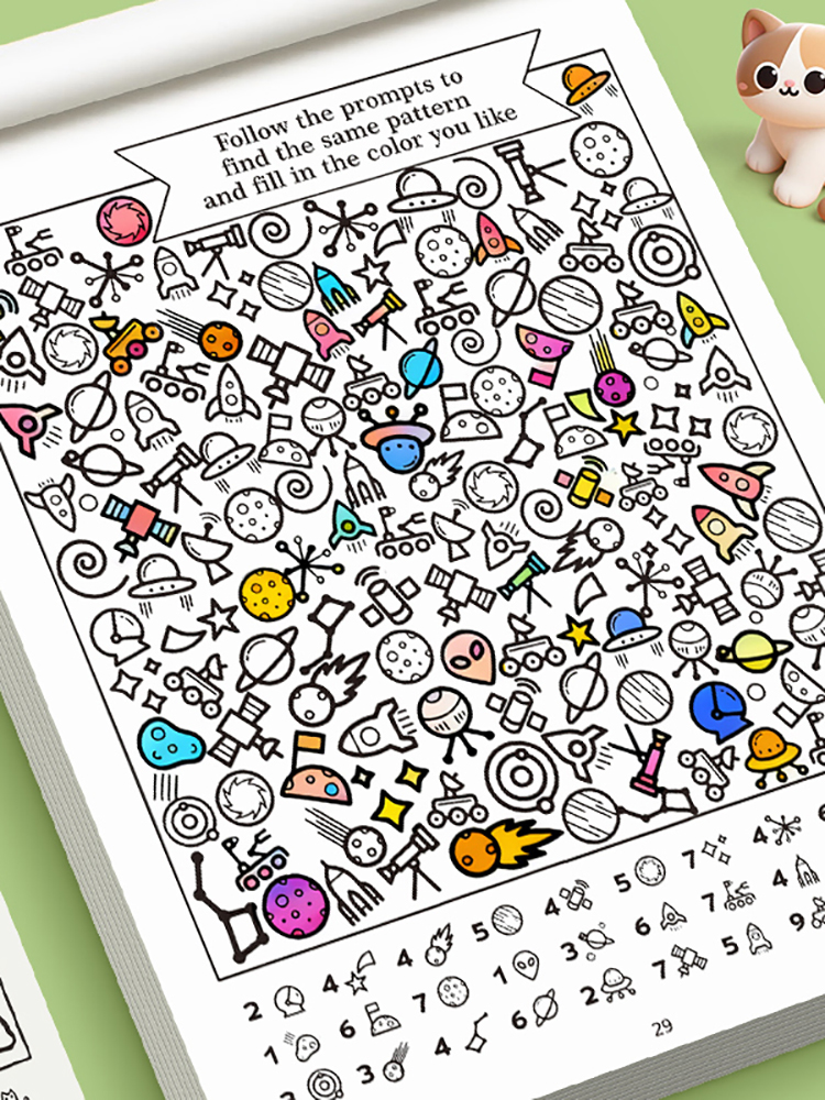 Interactive Book with Hidden P - Food Snacks Coloring Book บทวิจารณ์และราคา