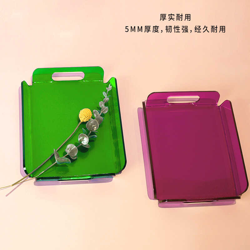 Large Acrylic Tray Ottoman Cof - Food Snacks To Eat บทวิจารณ์และราคา