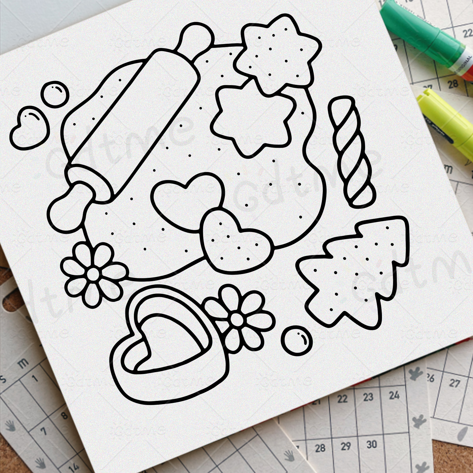 FOOD SWEETS Bold-easy Patterns - Food Snacks Coloring Book บทวิจารณ์และราคา