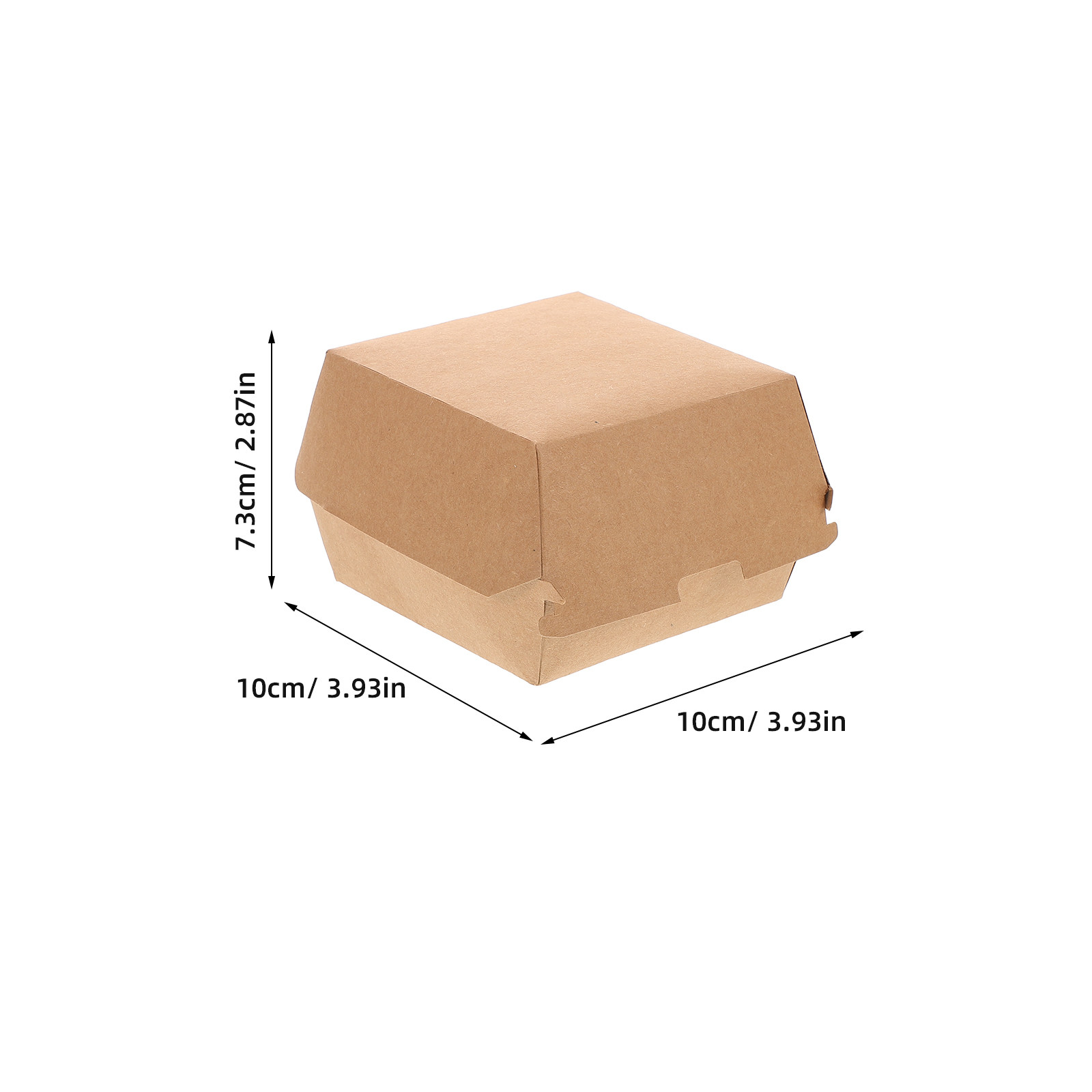 30Pcs Burger Boxes Kraft Paper - Food And Snacks บทวิจารณ์และราคา