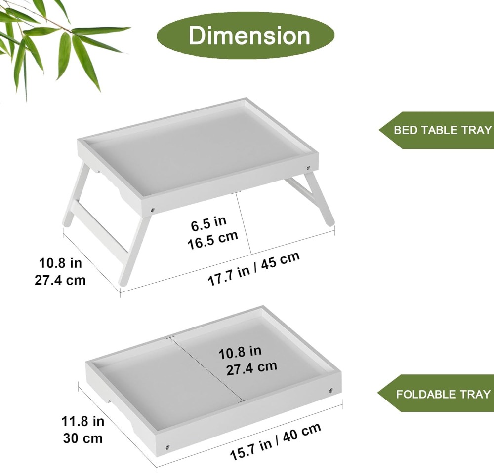 Folding Bed Tray Table with Le - Food Snacks To Eat บทวิจารณ์และราคา