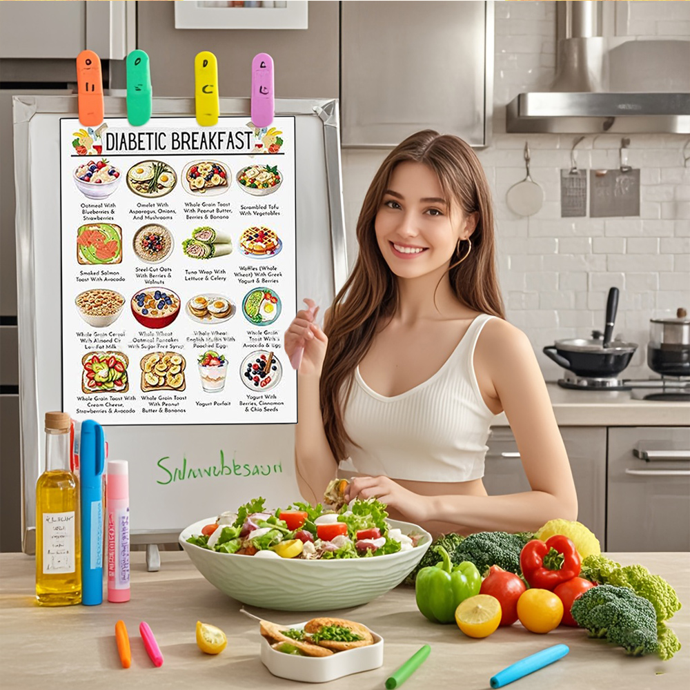 12pcs Diabetic Meal Planner Un - Food Snacks To Eat บทวิจารณ์และราคา