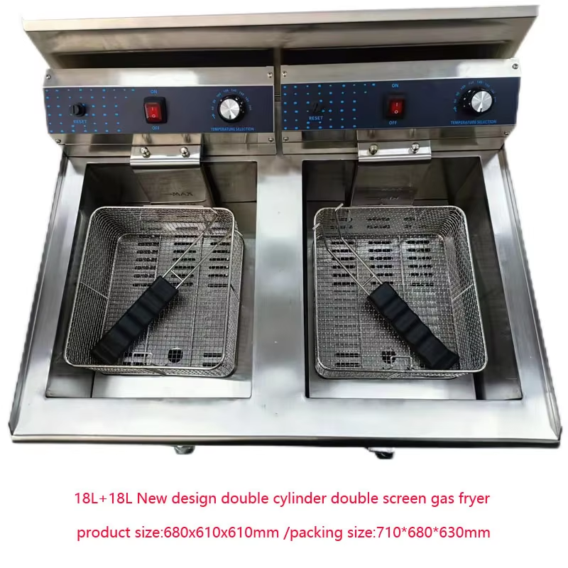 36L Gas Fryer New Design Kitch - Food Processor Snacks บทวิจารณ์และราคา
