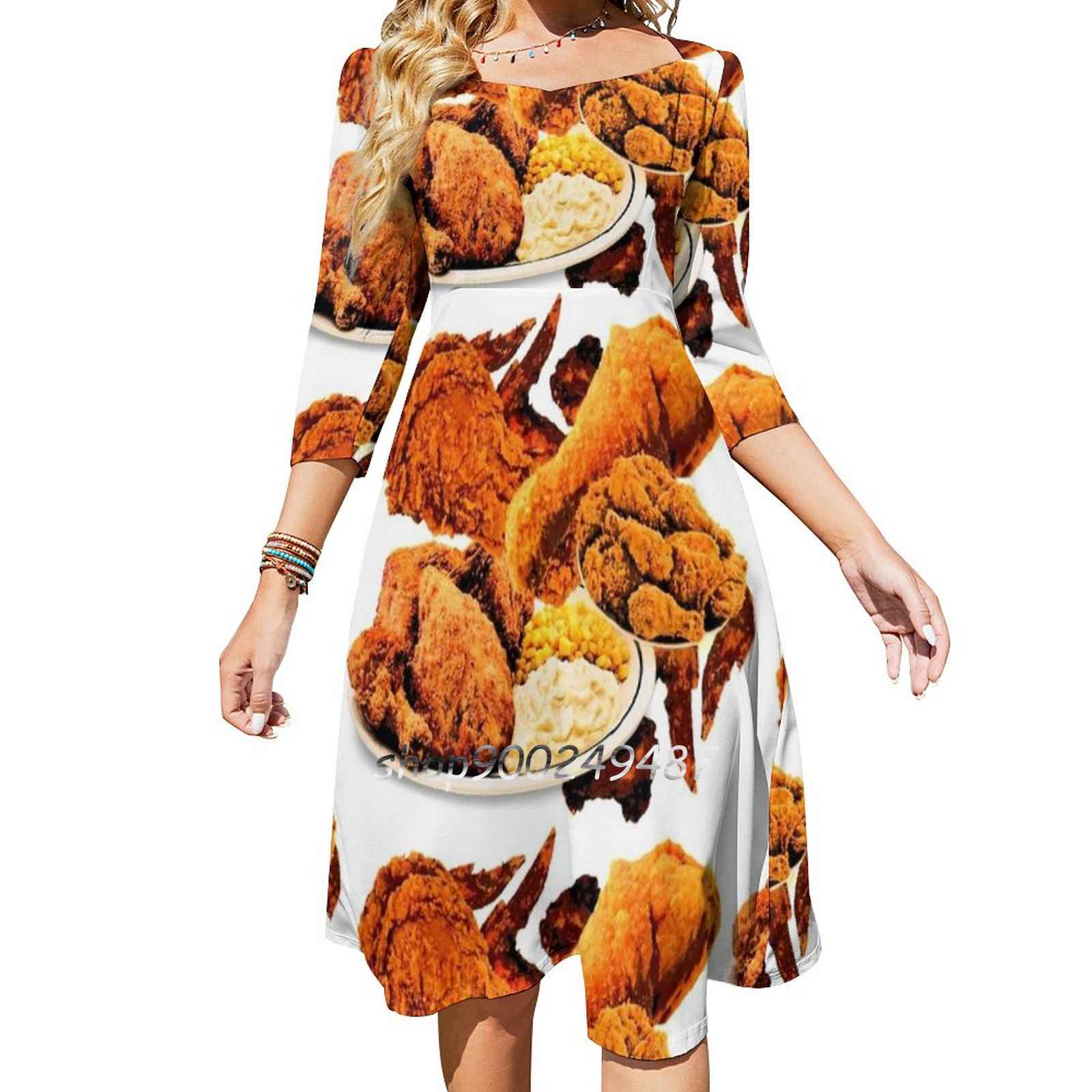 Fried Chicken Sweet Elegant Dr - Yummy Food Snacks บทวิจารณ์และราคา