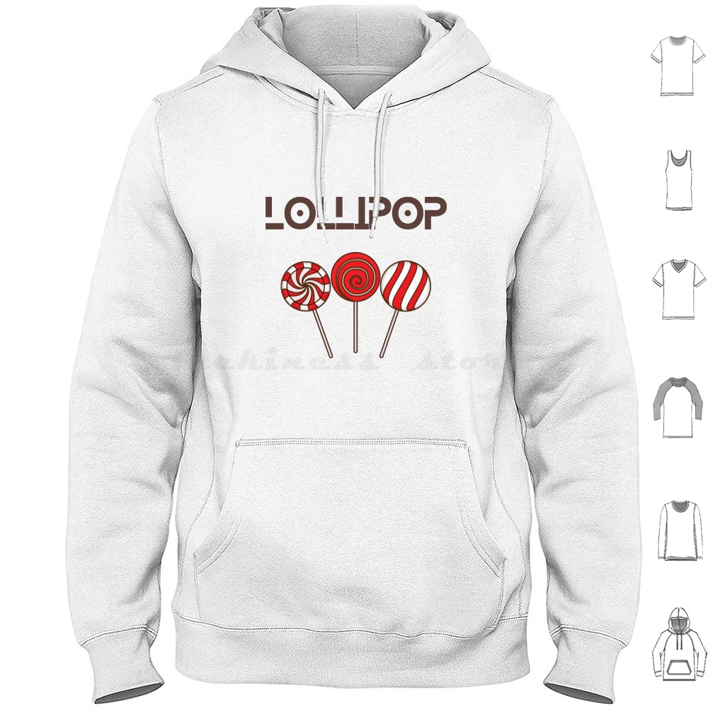 Lollipop Cute Hoodie Cotton Lo - Food Sweet Snacks บทวิจารณ์และราคา