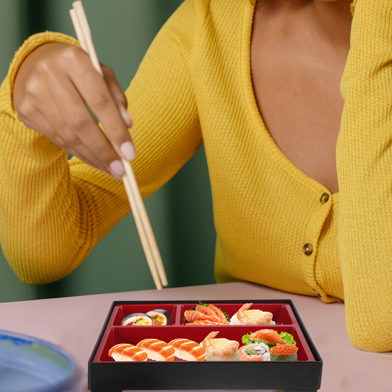 Japanese Bento Box Food Contai - Food In Japanese Snacks บทวิจารณ์และราคา