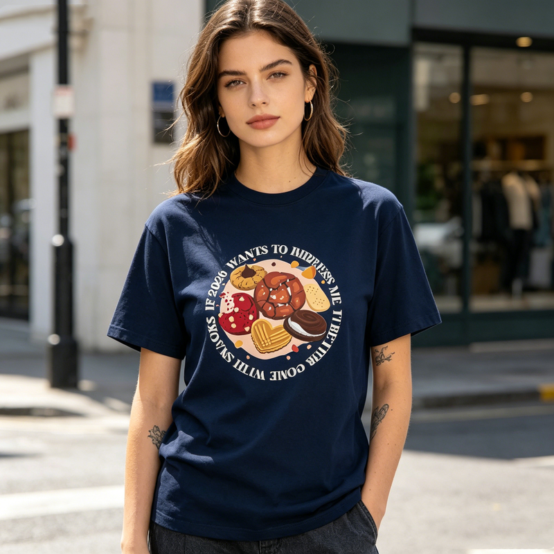 2026 Snacks Graphic T Shirt Cu - Foody Snacks บทวิจารณ์และราคา