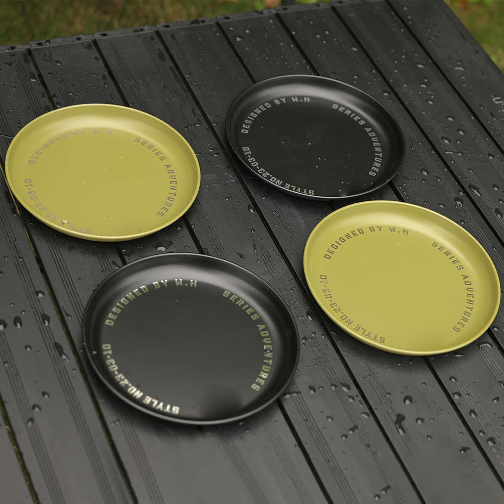 Stainless Steel Plate Safe Out - Food Snacks To Eat บทวิจารณ์และราคา