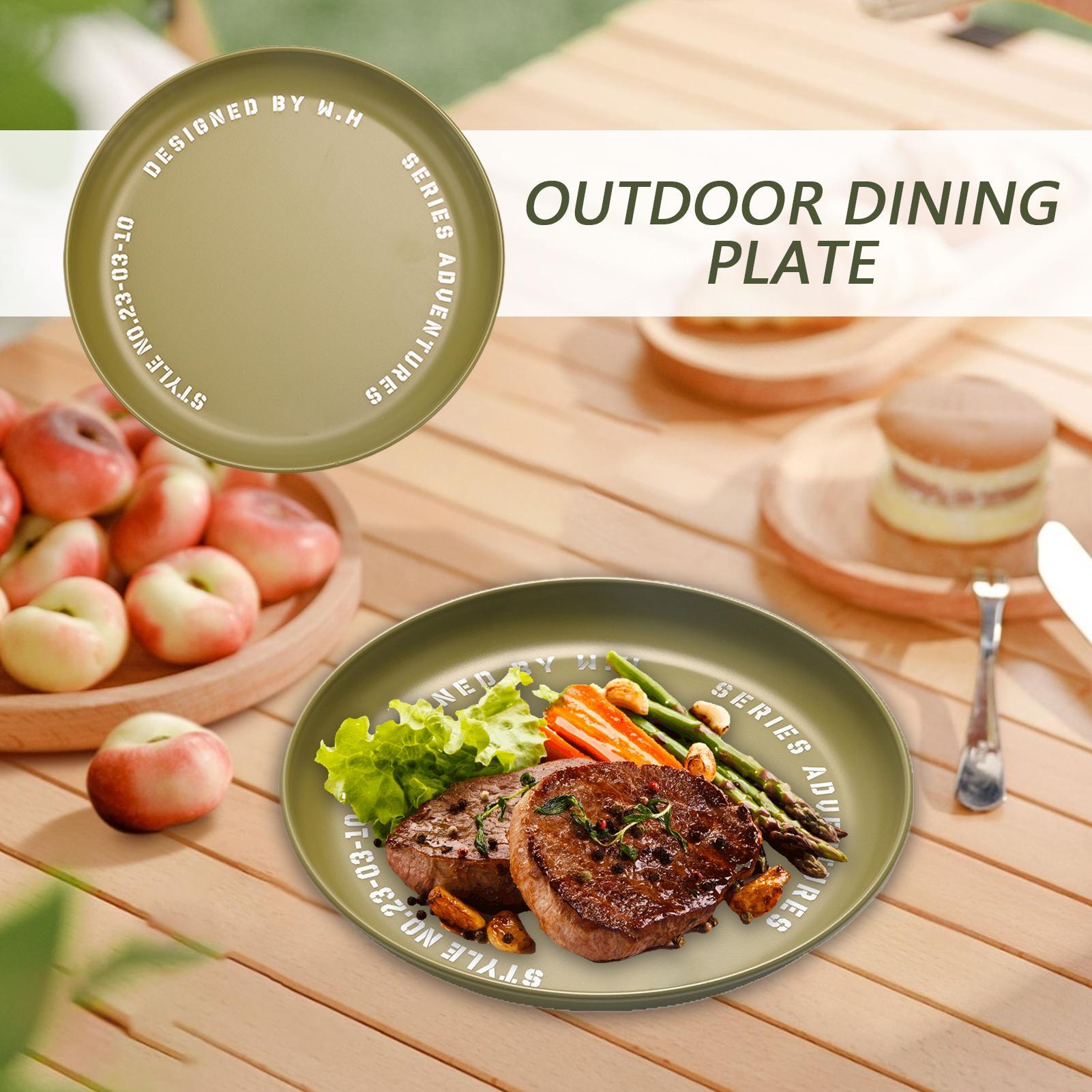 Stainless Steel Plate Safe Out - Food Snacks To Eat บทวิจารณ์และราคา