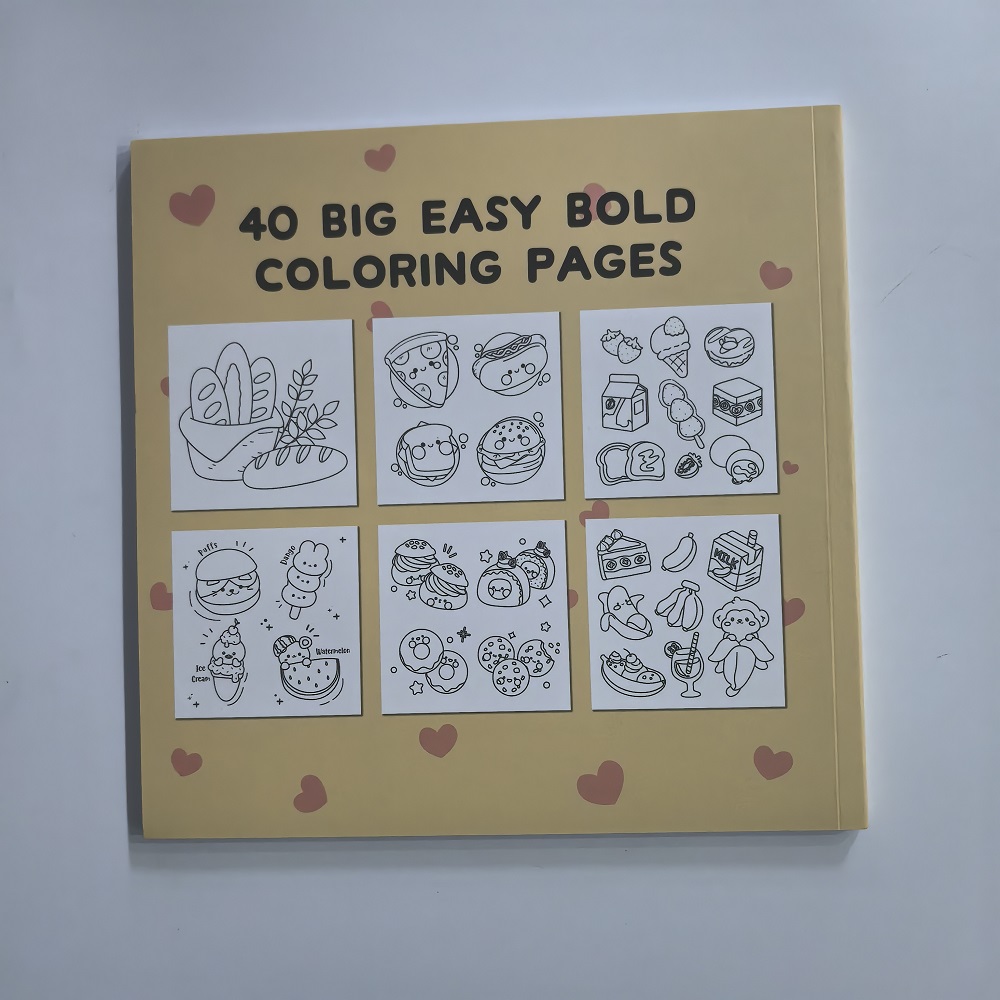 Food Drink & Sweets Easy-bold  - Food Snacks Coloring Book บทวิจารณ์และราคา