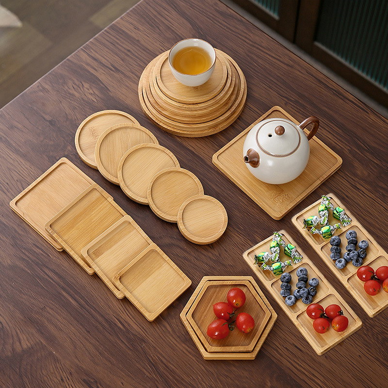 Tableware Solid Wood Food Tray - Food In Japanese Snacks บทวิจารณ์และราคา