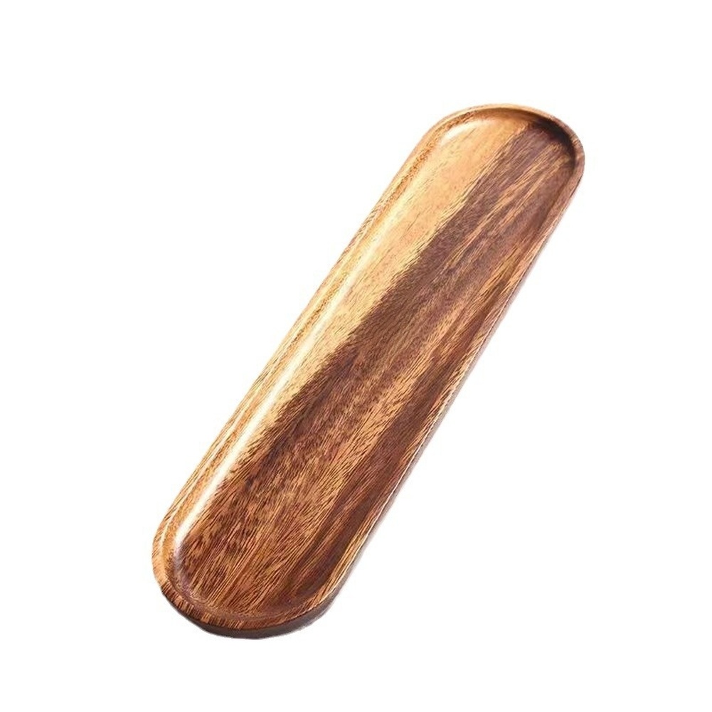Walnut Wood Tray Tableware Rec - Food In Japanese Snacks บทวิจารณ์และราคา