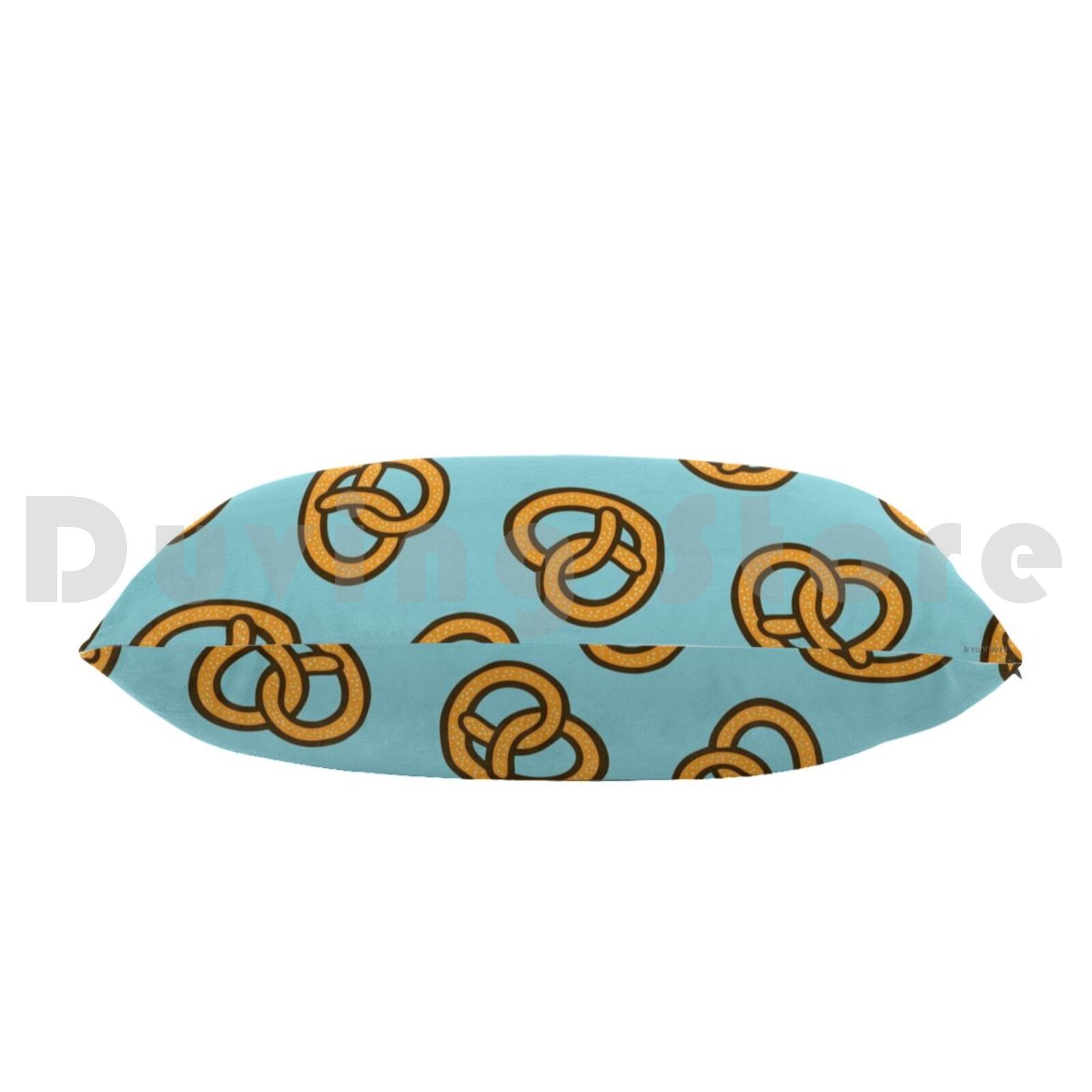 I Heart Pretzels Pattern Pillo - Foody Snacks บทวิจารณ์และราคา