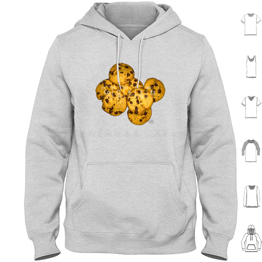 Cookies Hoodies Long Sleeve Co - Food Sweet Snacks บทวิจารณ์และราคา