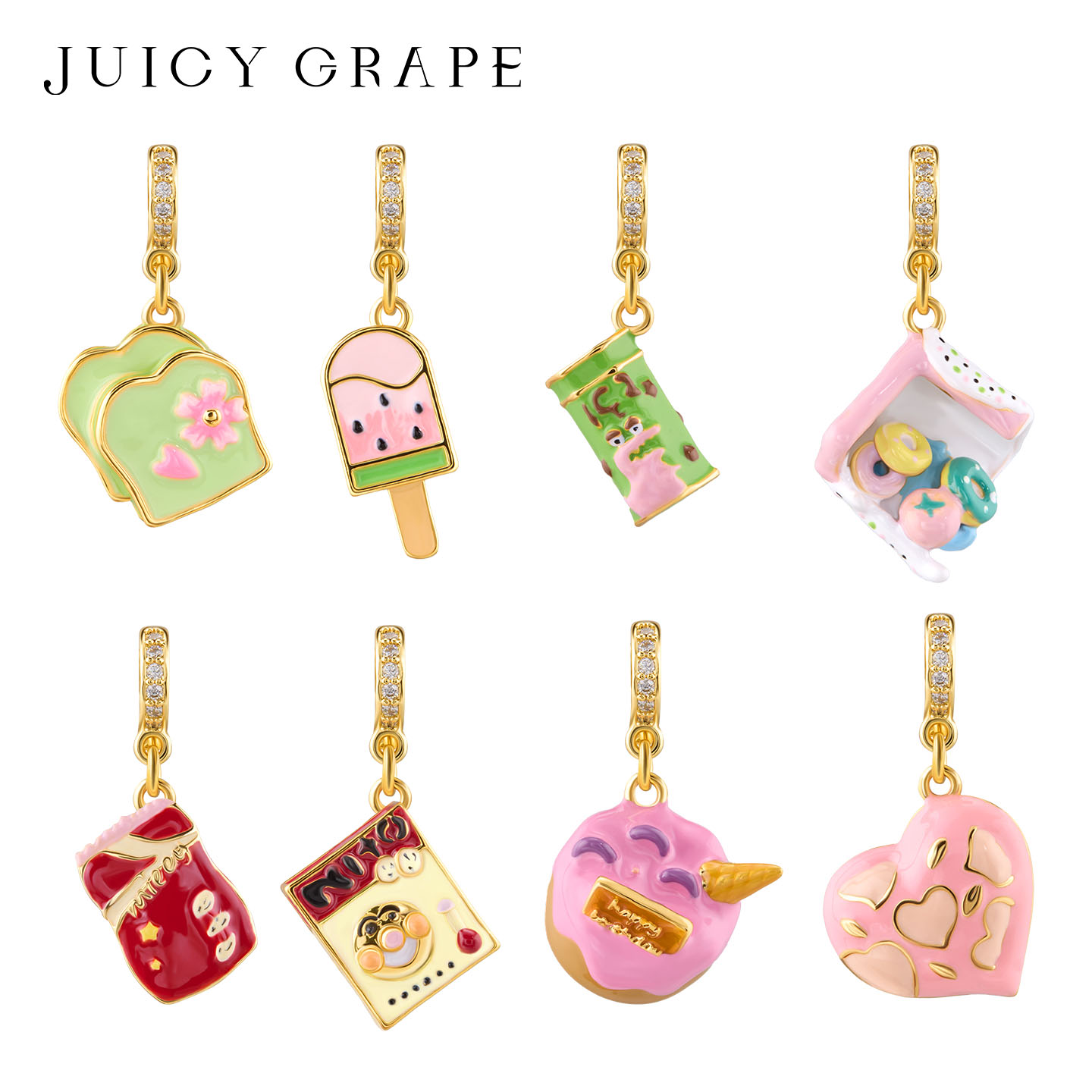 Sweet Treats 3D Enamel Candy P - Food Sweet Snacks บทวิจารณ์และราคา