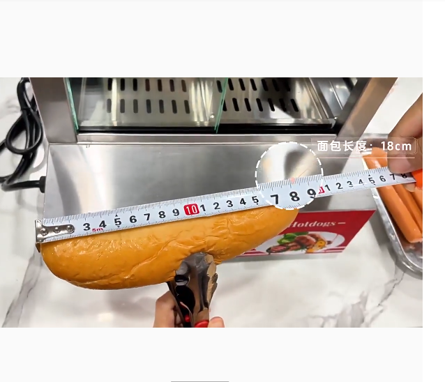 Commercial Automatic Hot Dog B - Food Processor Snacks บทวิจารณ์และราคา