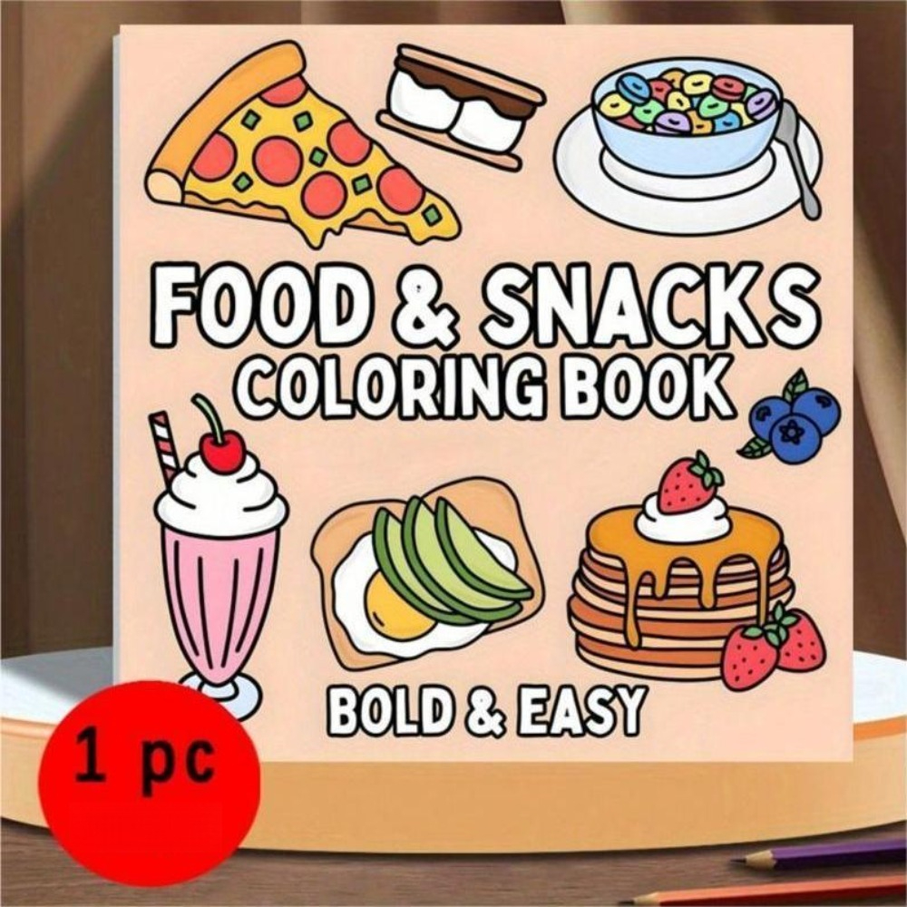 Food and Snacks Coloring Book  - Food Snacks Coloring Book บทวิจารณ์และราคา