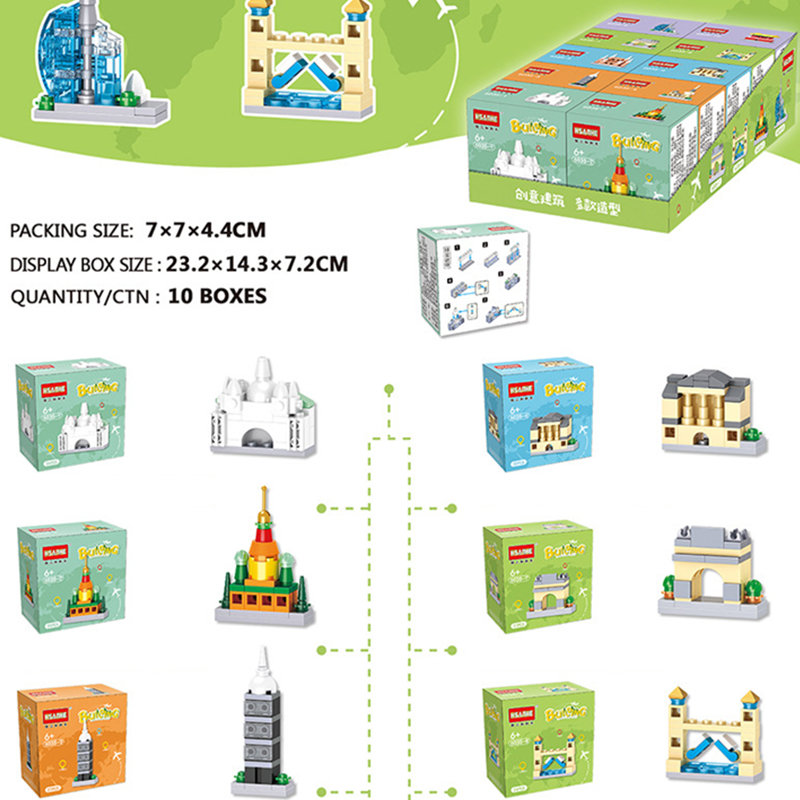 10in1 Cute Architectural Stree - Food Snacks Ideas For Kids บทวิจารณ์และราคา