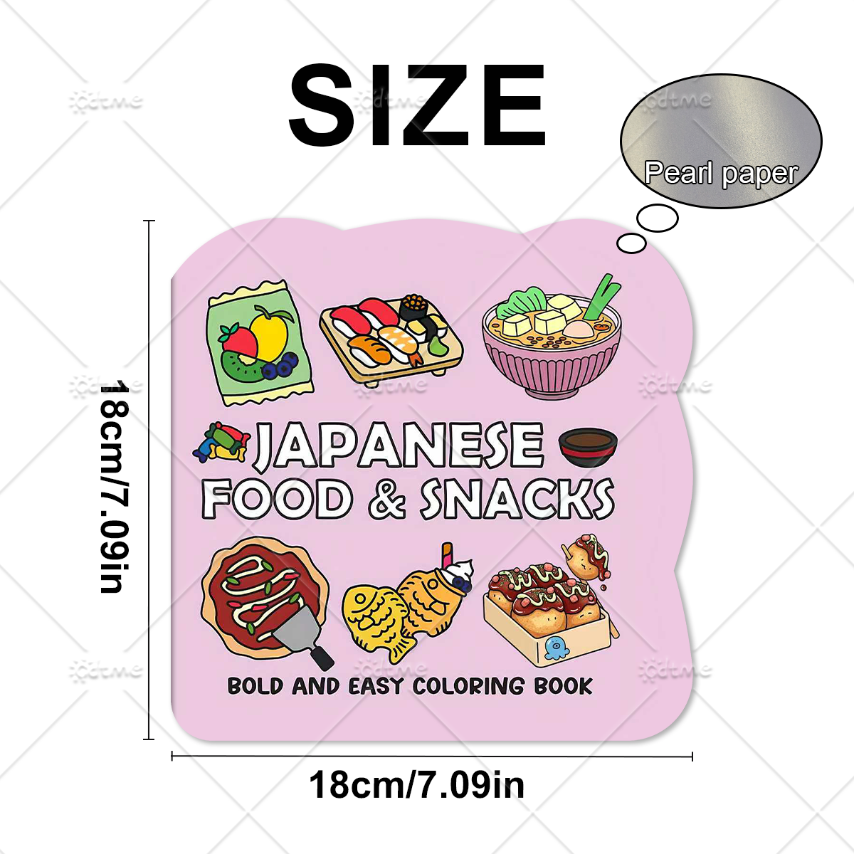 JAPANESE FOOD & SNACKS Irregul - Food Snacks Coloring Book บทวิจารณ์และราคา