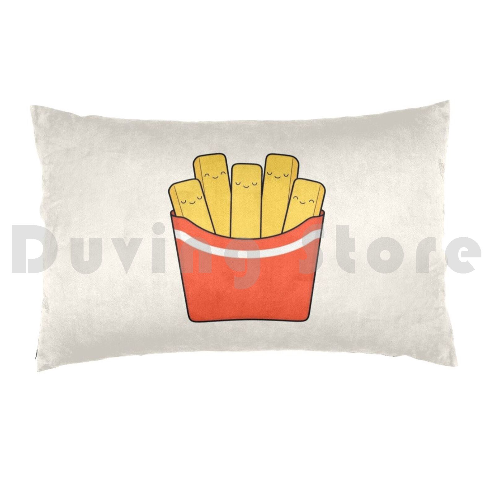 Best Fries pillow Case 20 * 30 - Yummy Food Snacks บทวิจารณ์และราคา