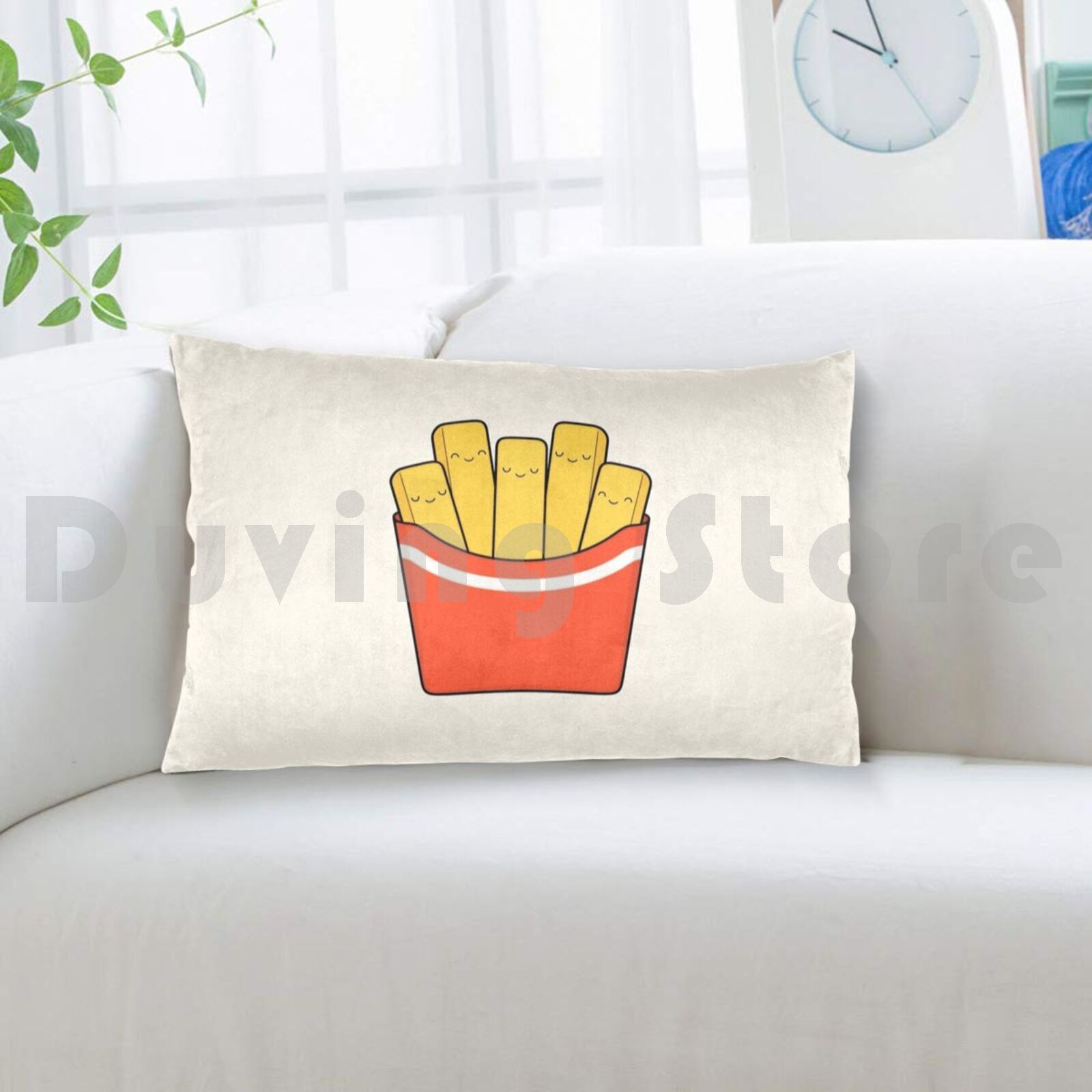 Best Fries pillow Case 20 * 30 - Yummy Food Snacks บทวิจารณ์และราคา
